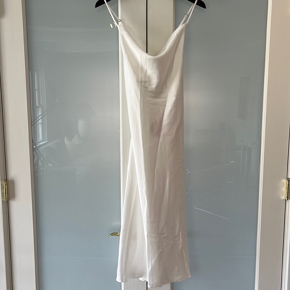 Show Me Your Mumu Verona Satin Midi Dress